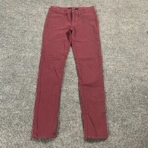 Joes Jeans Girls 14 Red Skinny‎ Stretch Comfort Casual Low Rise 26x27 Pockets